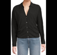 Lilla P - Side Pleat Button Down Shirt