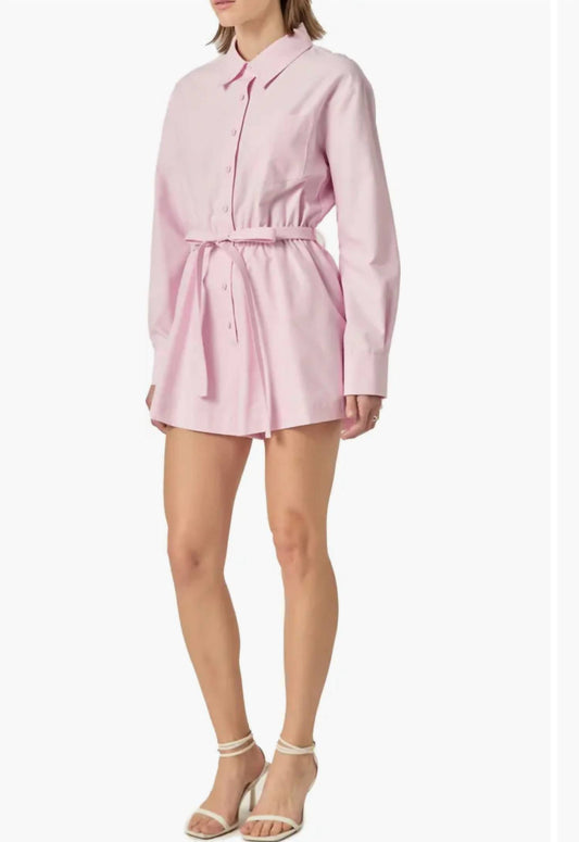 English Factory - OXFORD FABRIC ROMPER