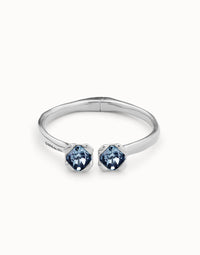 Unode50 - Bangle Bracelet With Two Crystals