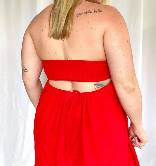 Le Lis - Women's Dune Dancer Babydoll Tube Dress