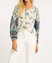 Caballero - Miki Cheetah Reflections Top