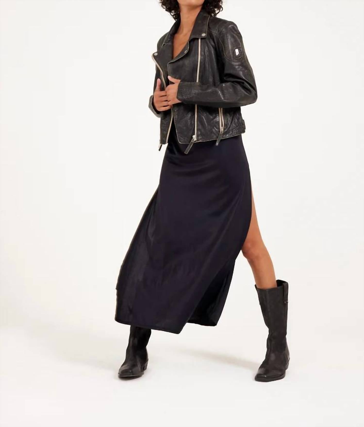 Mauritius - Reanon Regular Fit Leather Jacket