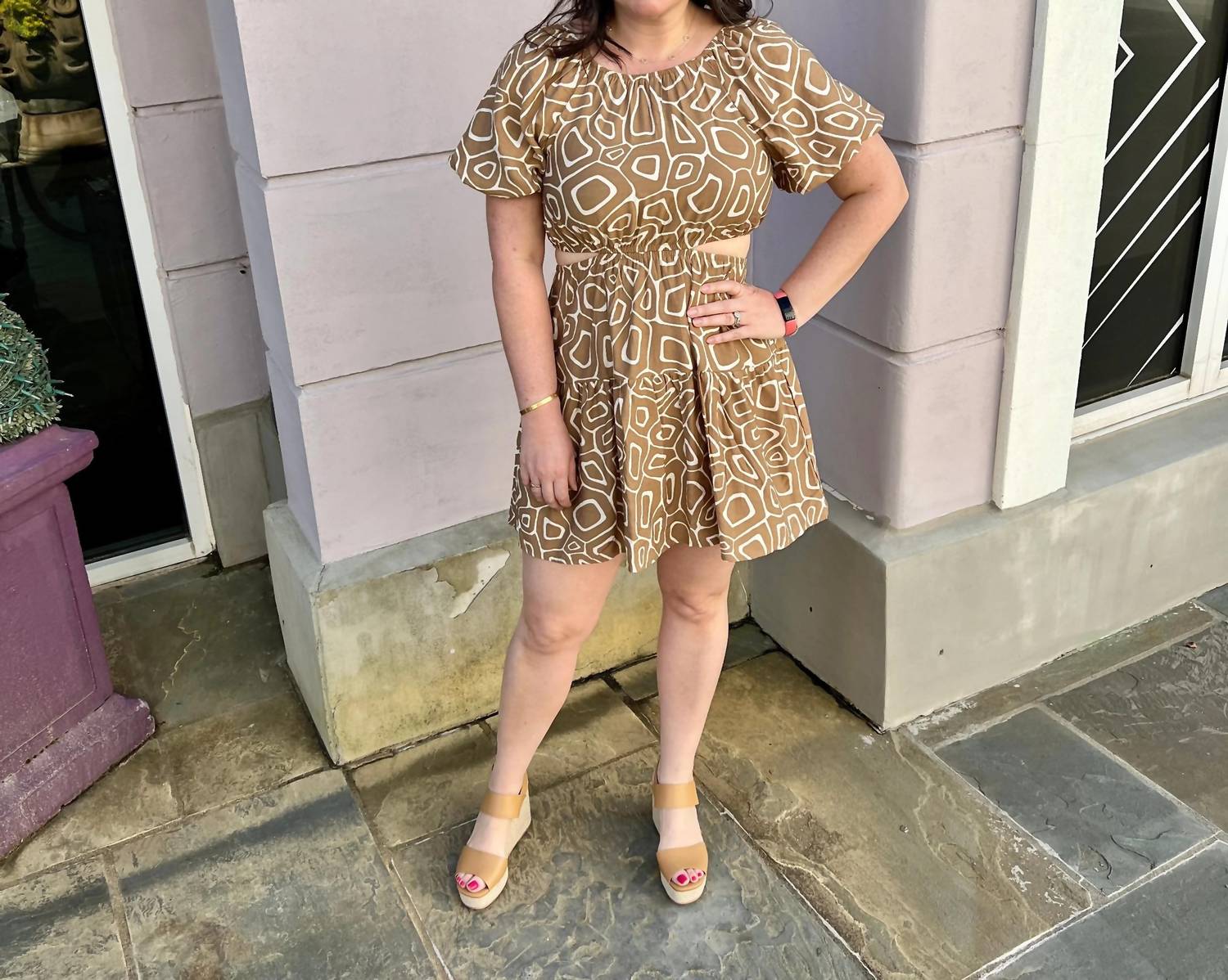 Blu Pepper - SIDE CUT OUT MINI DRESS