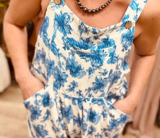 Blakeley - The Cassidy Floral Boho Overalls