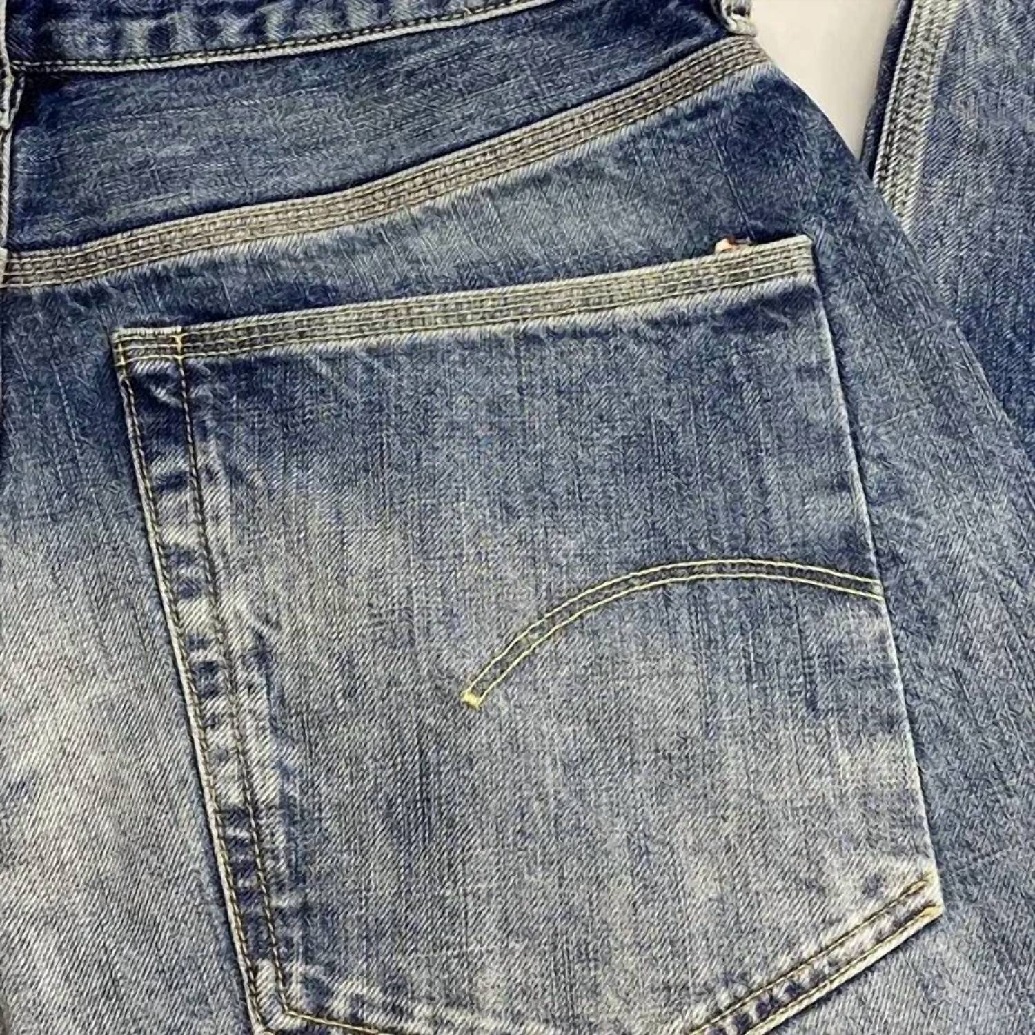G-Star Men’s Deeggie Relaxed Straight Jeans in blue - men's jeans - alternate view