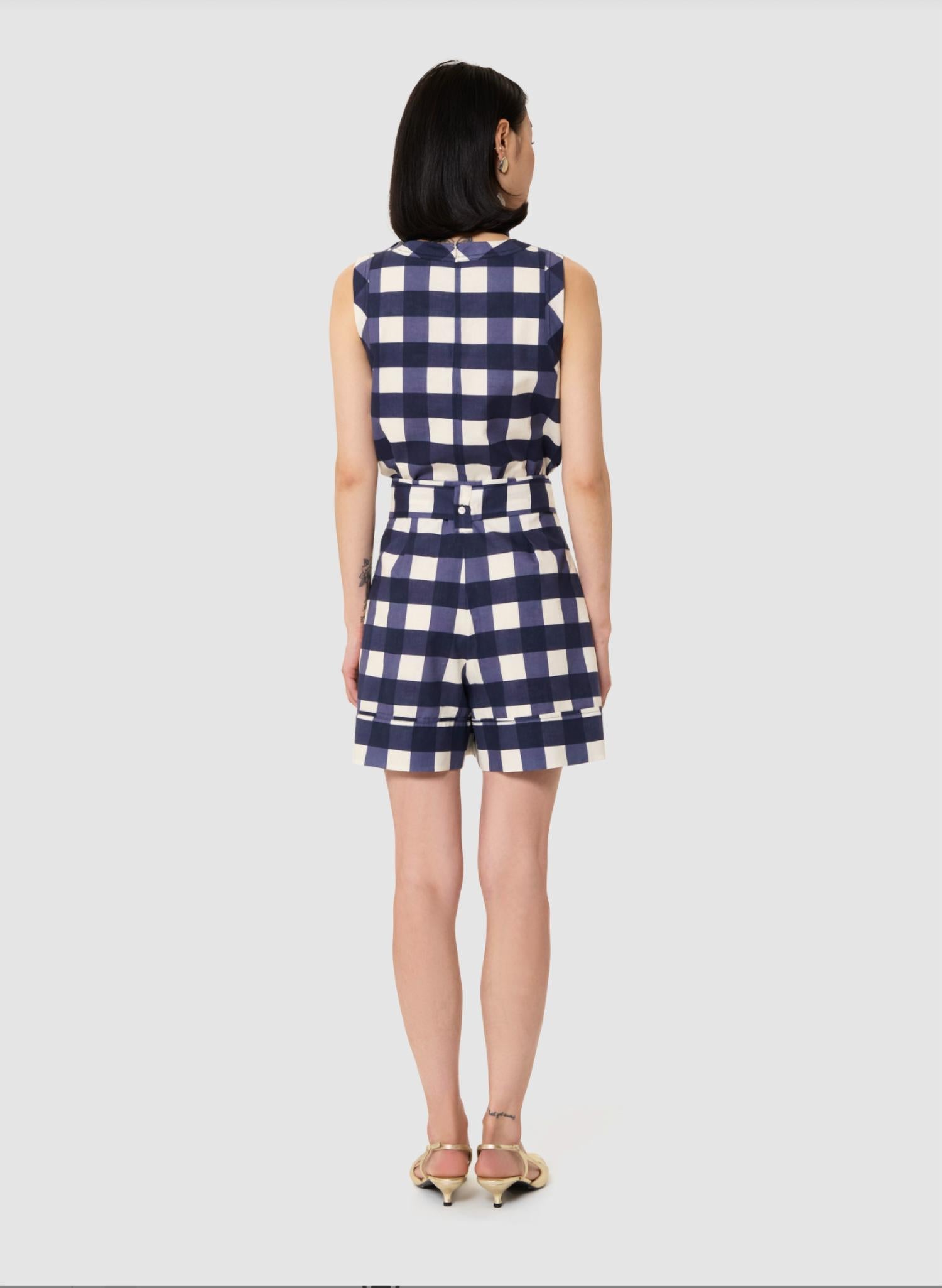 Tara Jarmon - Shelby Gingham Shorts