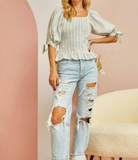 Andree By Unit - Anticipating More Smocked Blouse