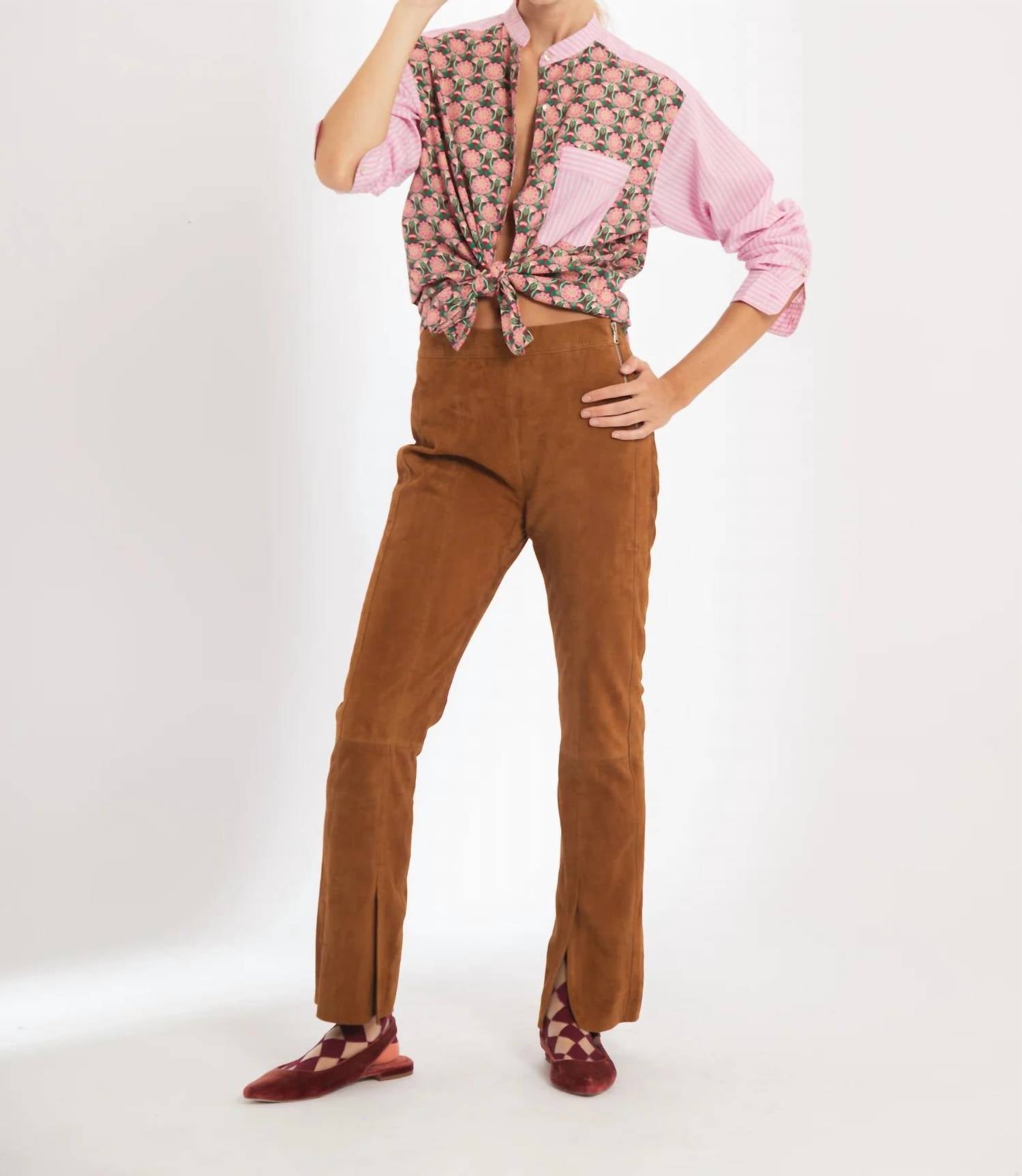 Lanhtropy - Tori Suede Pants