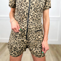 Sew In Love - Living The Good Life Short-sleeve Printed Romper
