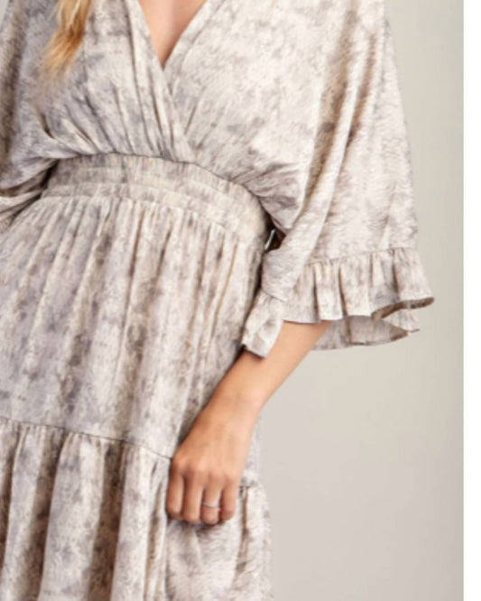 Glam - V Neck Mini Dress