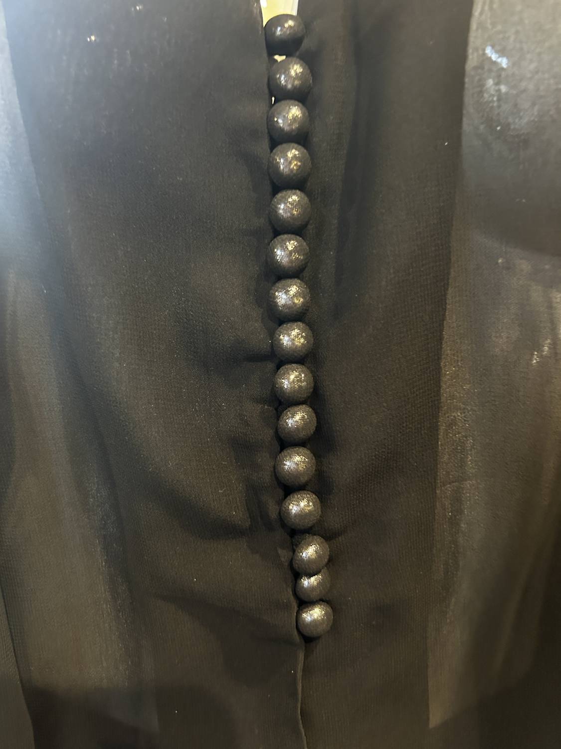 Beulahstyle - Women's Sheer Sleeve Blouse