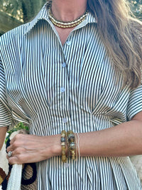Twine & Twig - Women's Metal Choker Necklace