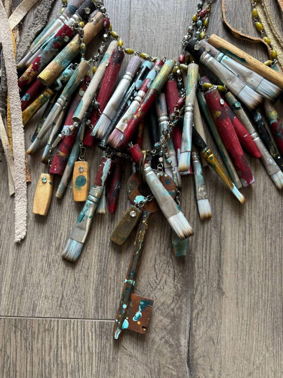 A Rare Bird - Women's Painter's Palette Layered Necklace