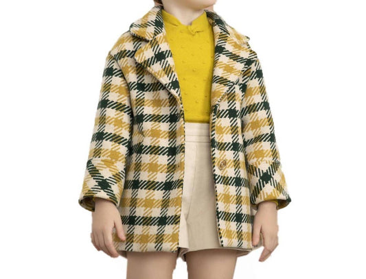 Abel & Lula - Allie Checked Coat