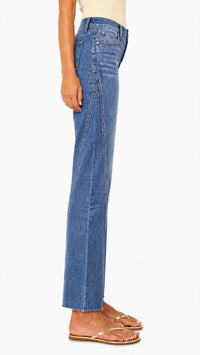 1822 Denim - Silk Ankle Straight Jeans With Seam Detail