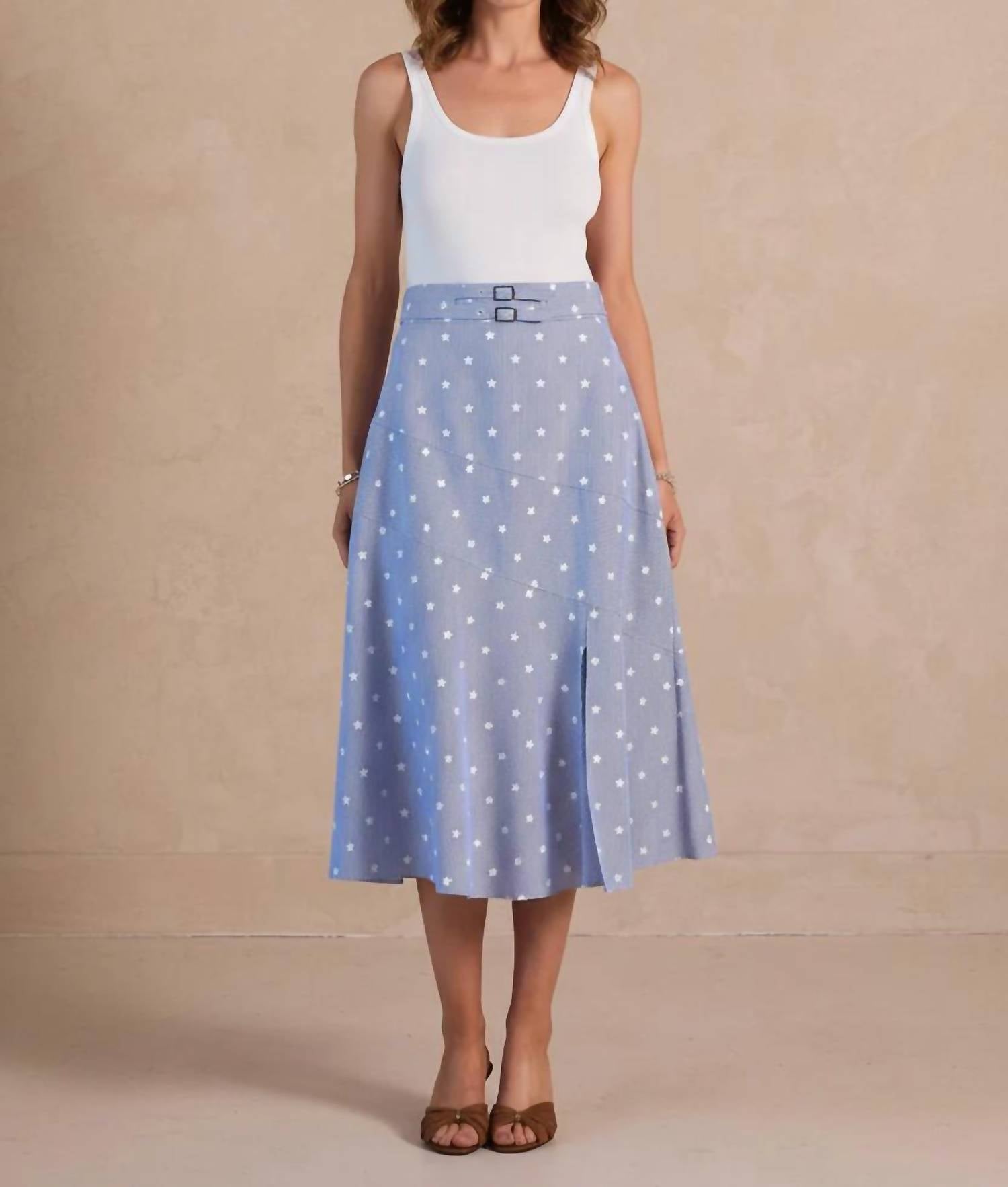 Current Air - Galaxy A-line Midi Skirt