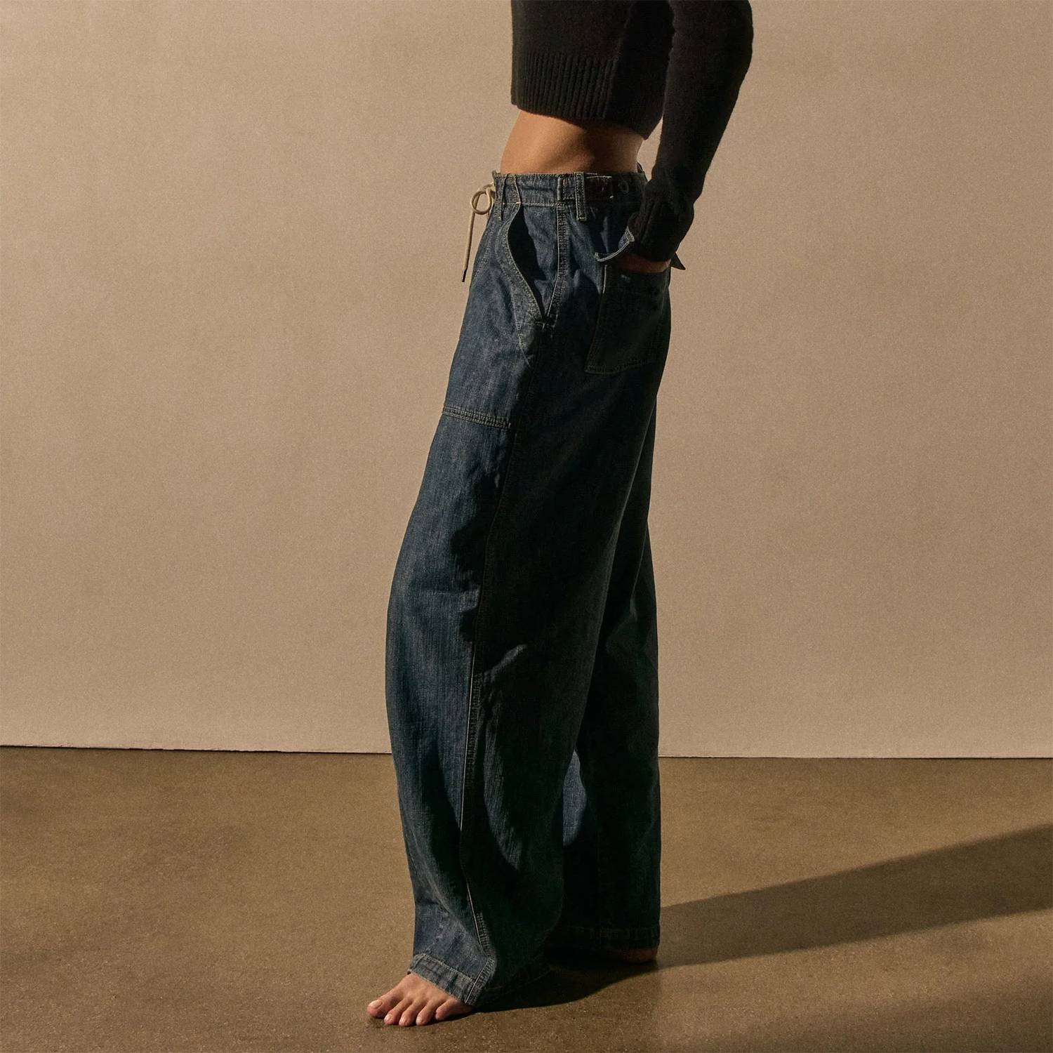 James Perse - Denim Military Pants