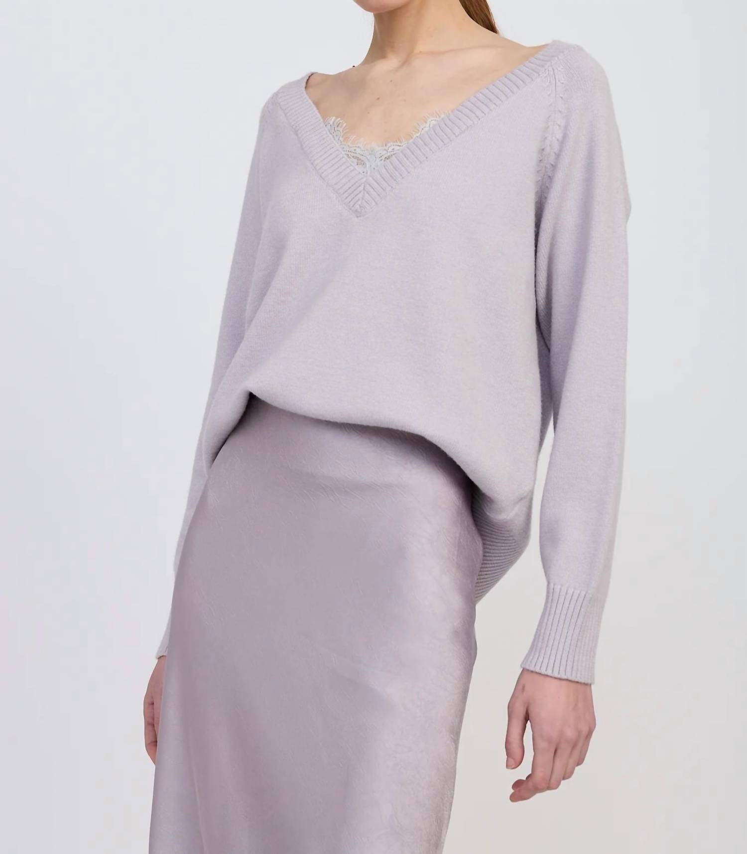 En Saison - Lace Detail Sweater