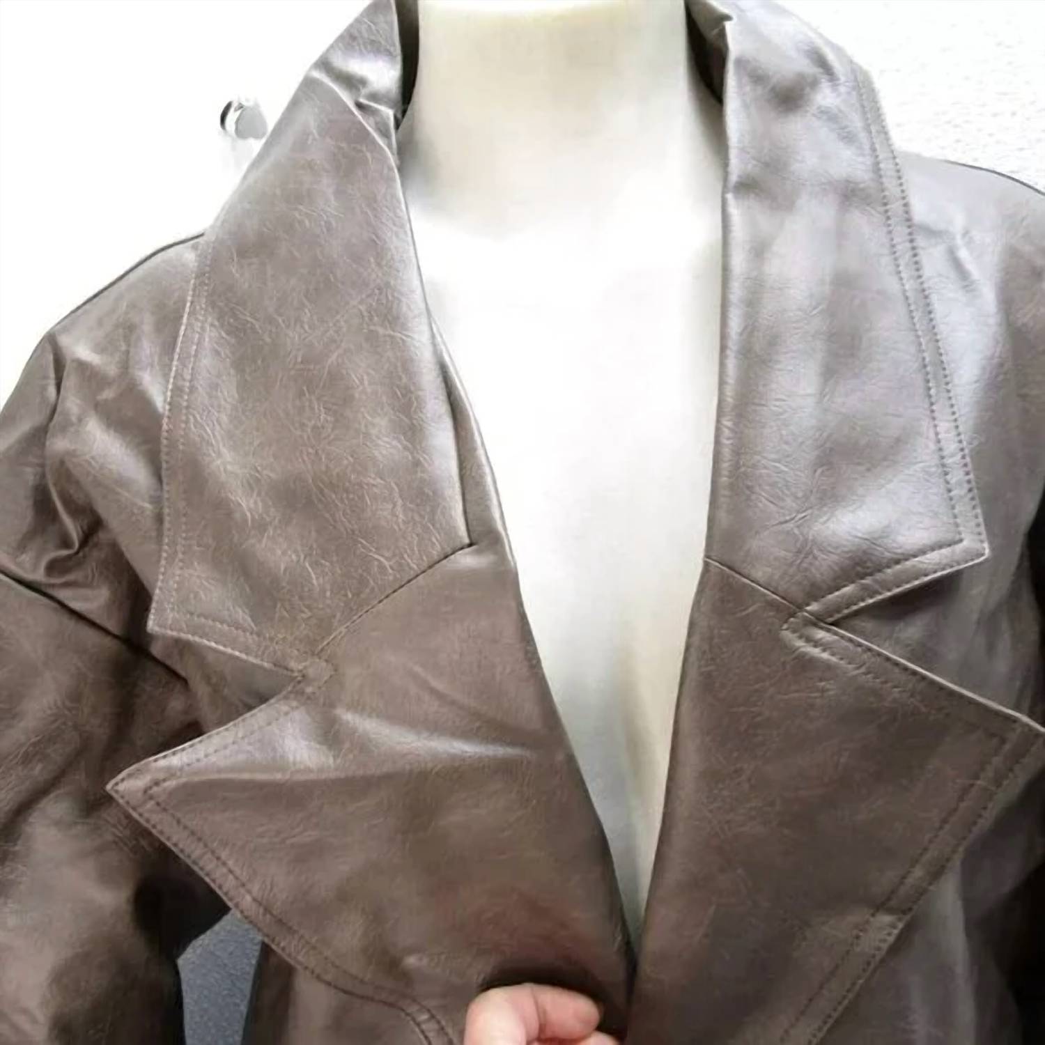 Sndys. - Women's Royce Oversized Faux Leather Jacket