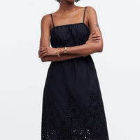 Madewell - Embroidered Tank Midi Dress