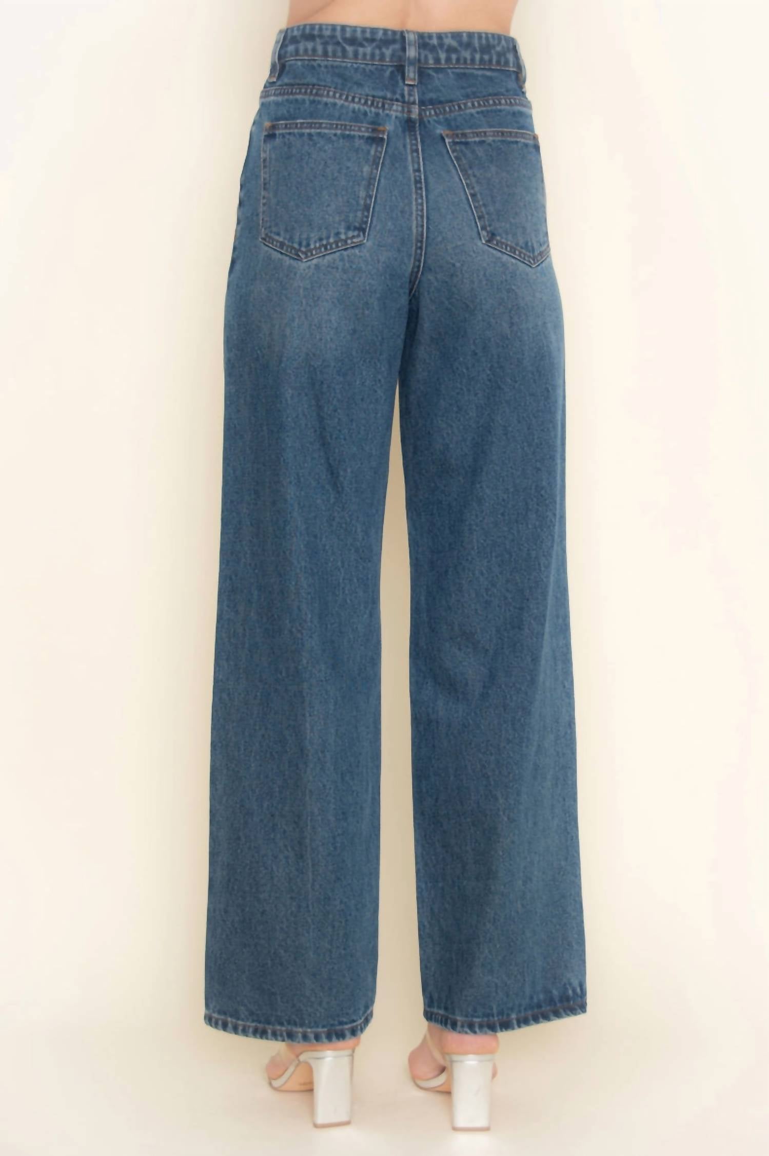 Fore - Callista High Waist Wide Leg Jeans