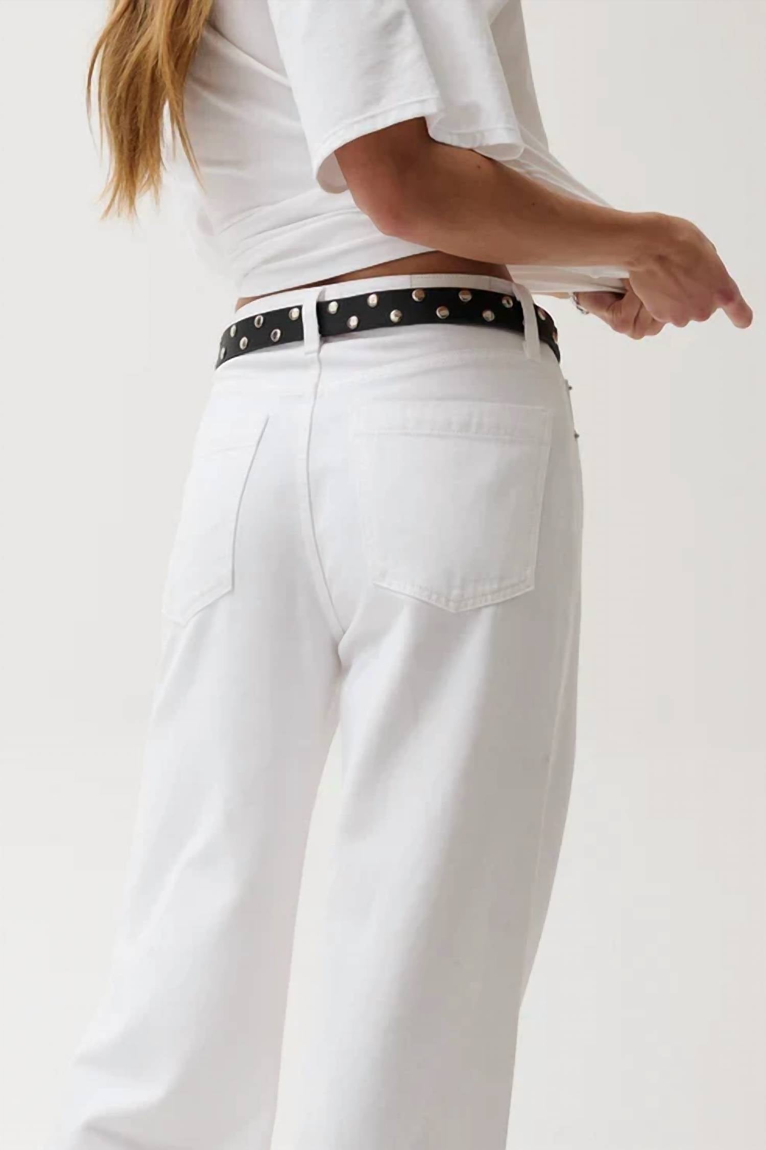 Pistola - Jaydn Low Slung Palazzo Jeans