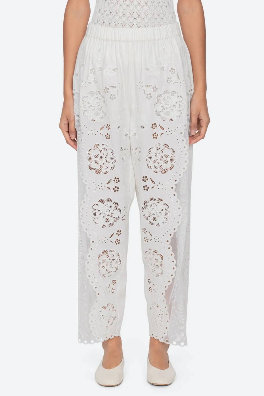 Sea - Gardener Embroidered Pants