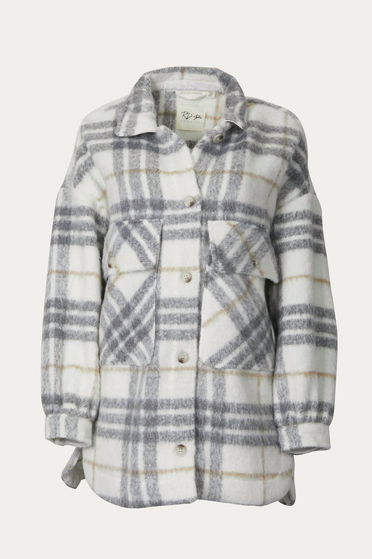 OVERSIZED CHECKED SHACKET