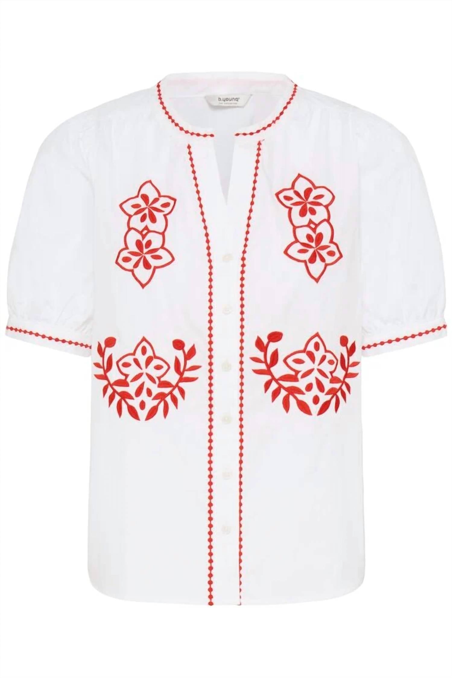 B.Young - Imalli Embroidered Blouse