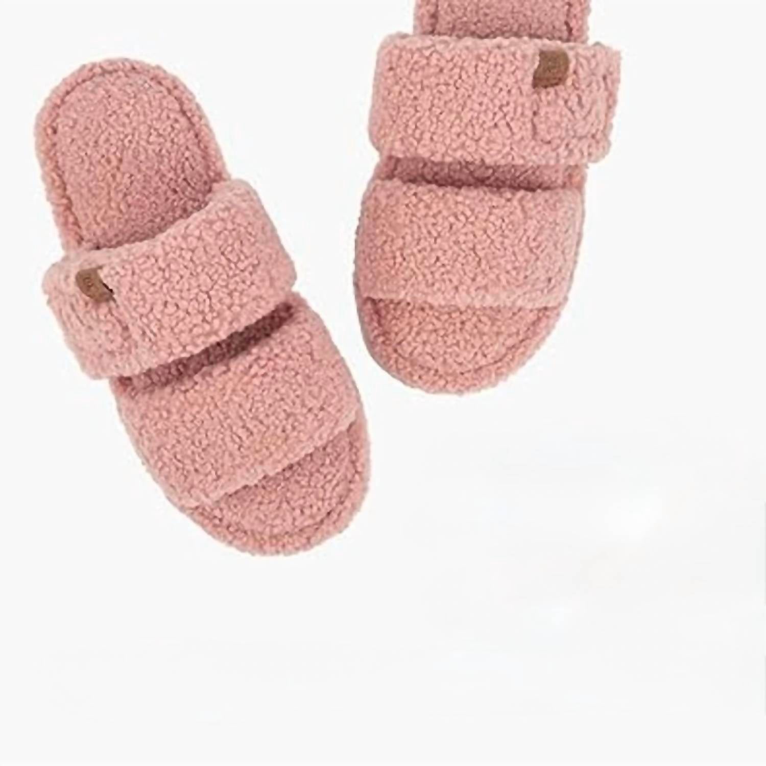 Family Fairy - Women's Washable Fuzzy Slide On House Slippers