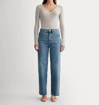 Everlane - Way High Rise Straight Leg Jean - Long