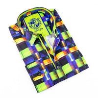 Eight X - Modern Button Down Shirt With Trim
