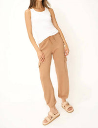 Project Social T - Raven Raw Edge Cargo Pant