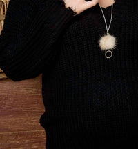 Mainstrip - Frayed Zig Zag Sweater