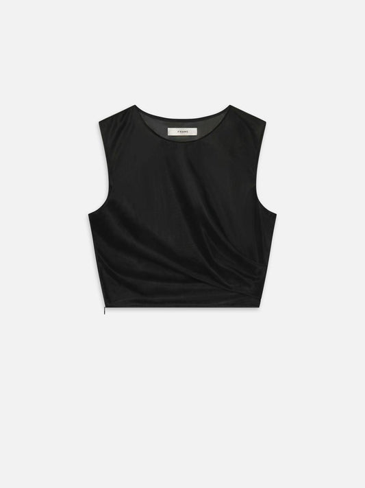 Frame - Mesh Twist Tank Top
