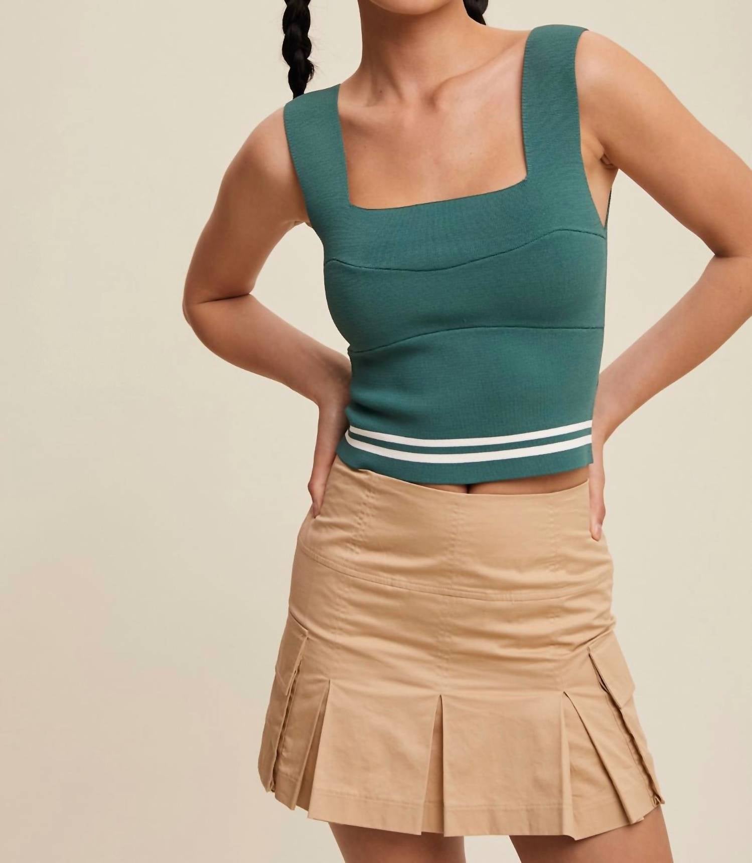 Listicle - Square Neck Brami Top