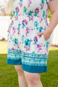 White Birch - Little Boho Moment Floral Romper