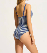 Seafolly - Bella Gingham Underwire One Piece