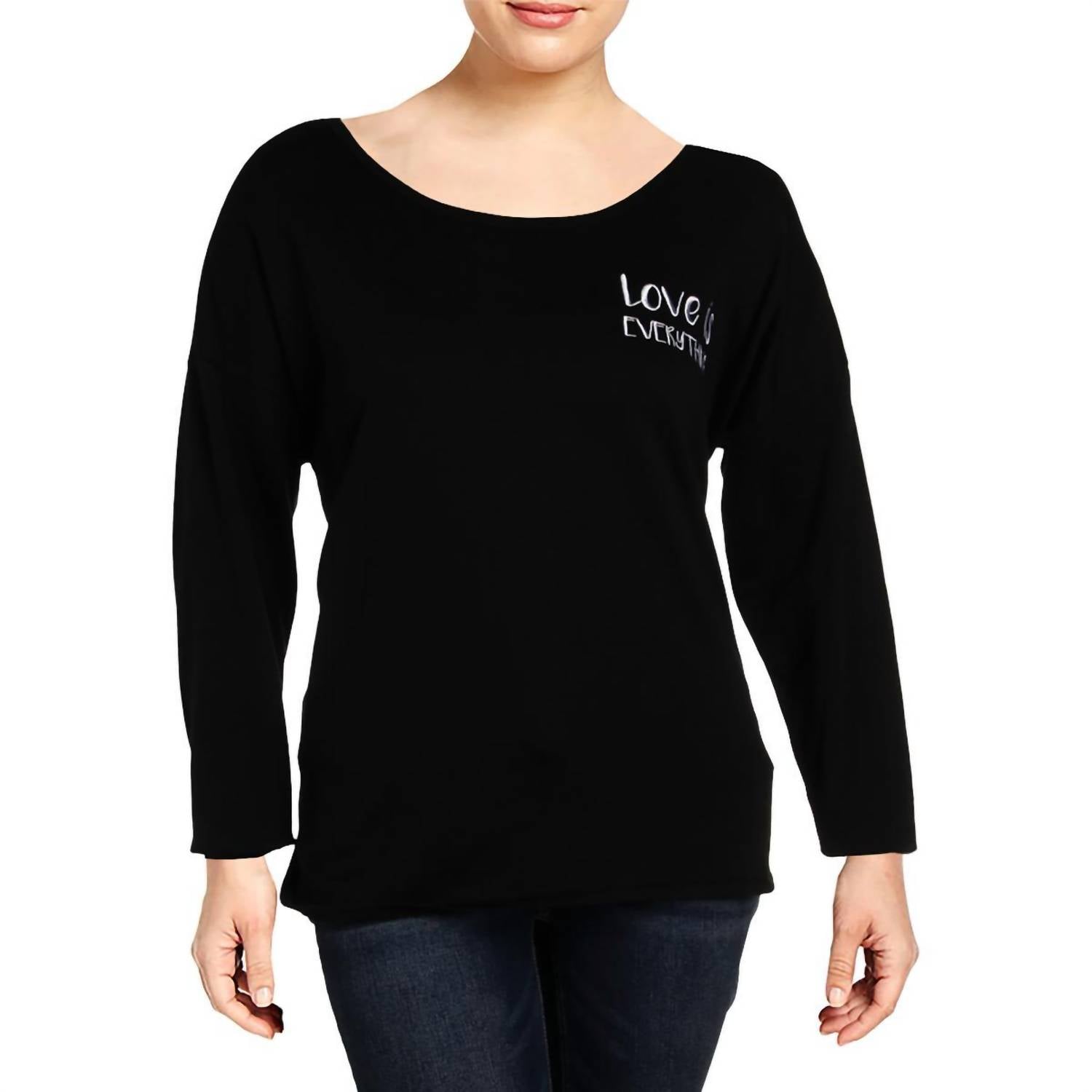 Ideology - Graphic Cross Back Top - Plus