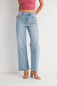 Just Black Denim - The High Rise Full Length Straight Jean