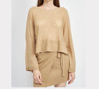 Emory Park Boat Beck Contrast Set in brown - women's skirt