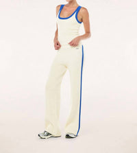 P.E. NATION Odyssey Knit Tank in white - women's tank top