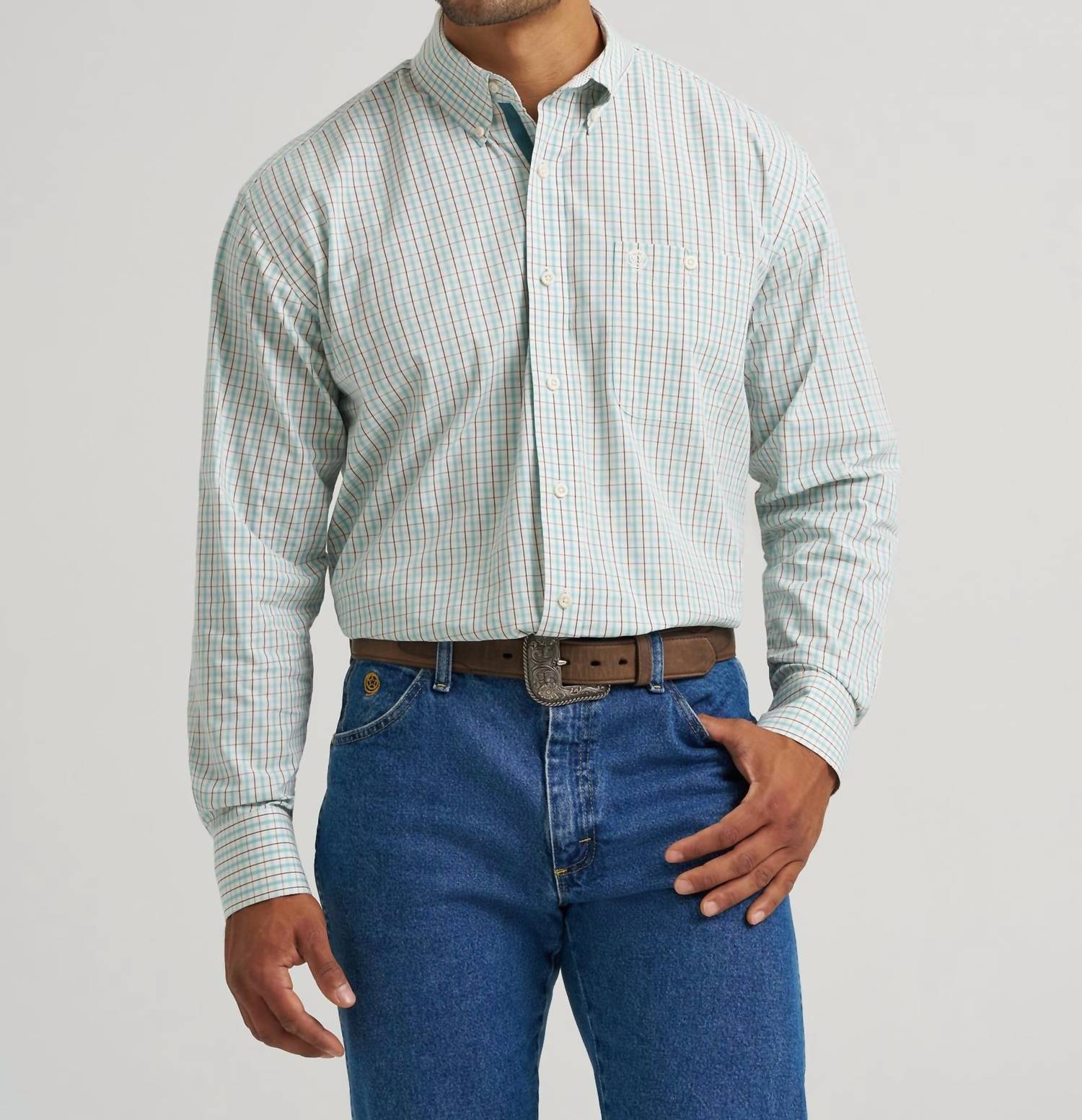 Wrangler - Plaid Button Down Shirt