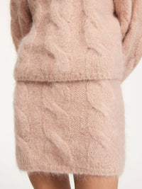 BY MALENE BIRGER Eliotta Mini Skirt in rose dust - women's skirt