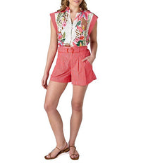 Crosby by Mollie Burch Lettie Short in rosy ribbon - women's shorts - alternate view