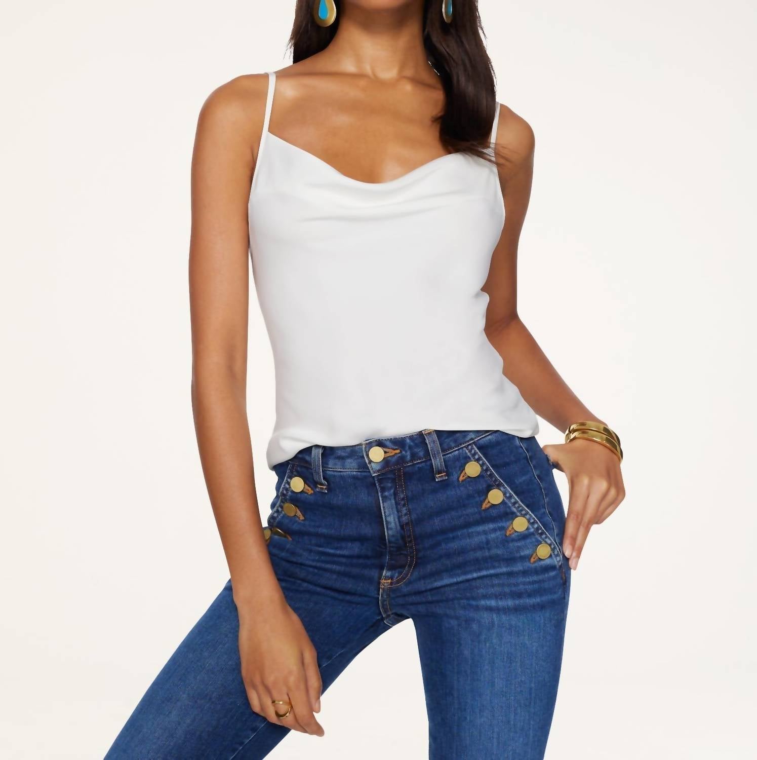 Ramy Brook - Abigail Cowl Neck Tank