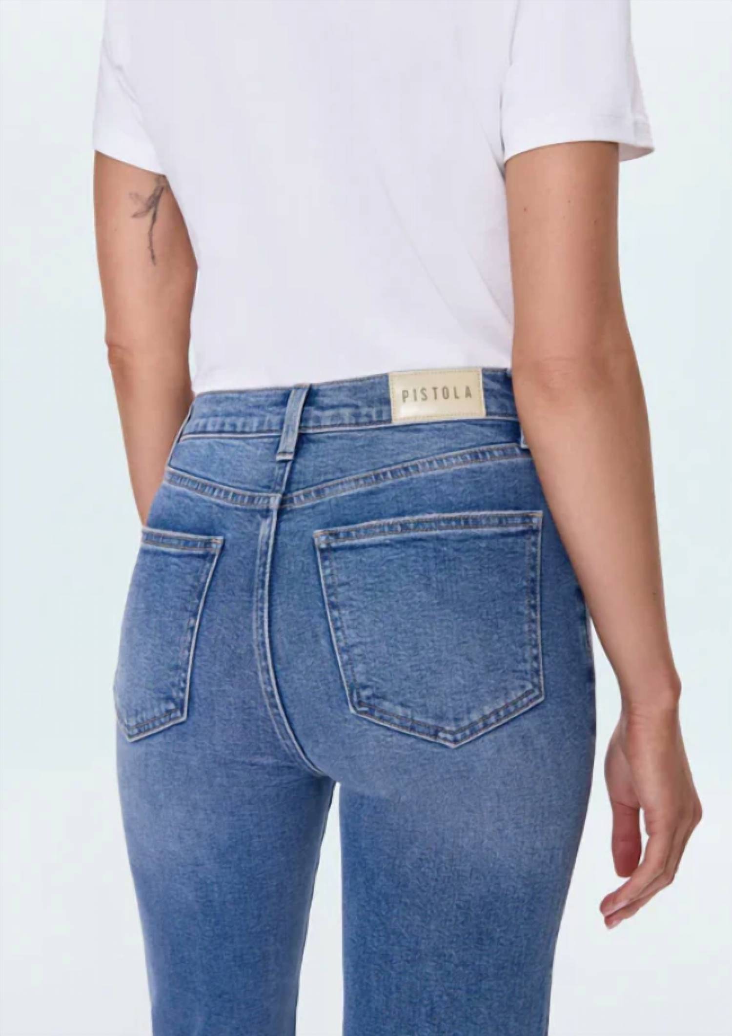 Pistola - Evie High Rise Slim Boot Cut Jeans