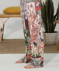 Paparazzi - Tropical Pull-On Elastic Waist Pant w/Pockets