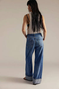 Free People - East Bay Cuffed Jeans