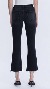 Vervet By Flying Monkey - High Rise Raw Hem Ankle Bootcut Jeans